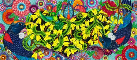 Golden Heart by Hello Angel art print