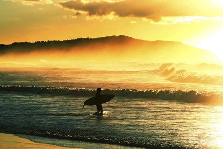 Sunrise Surf by Incredi art print