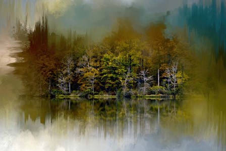 Abstract Summer Lake by Jai Johnson art print
