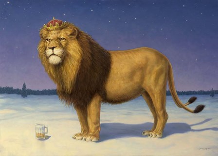 The King's Beer by James W. Johnson art print