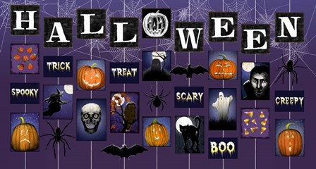 Halloween on Strings by Art Licensing Studio art print