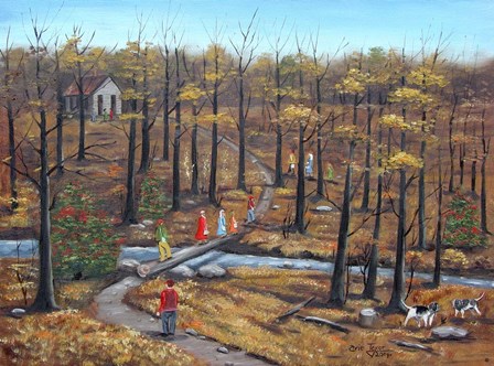 Hog Hill School by Arie Reinhardt Taylor art print