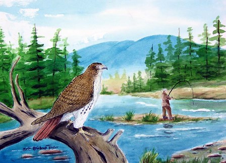 Fishing by Arie Reinhardt Taylor art print