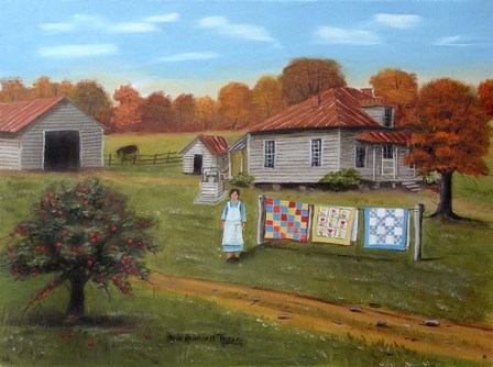 Grandma&#39;s Quilts 2 by Arie Reinhardt Taylor art print