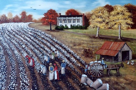 The Lincoln Cotton Field by Arie Reinhardt Taylor art print