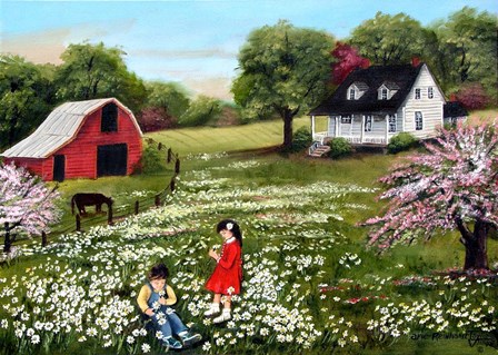 He Loves Me, He Loves Me Not by Arie Reinhardt Taylor art print