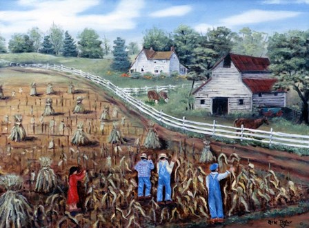 Pullin&#39; Fodder by Arie Reinhardt Taylor art print