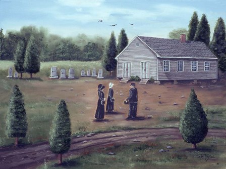 Cedar Grove Church by Arie Reinhardt Taylor art print