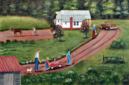 The Hildebran Farm by Arie Reinhardt Taylor art print