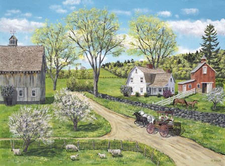 Blessings of Spring by Bob Fair art print