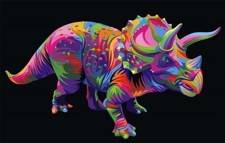 Triceratops by Bob Weer art print