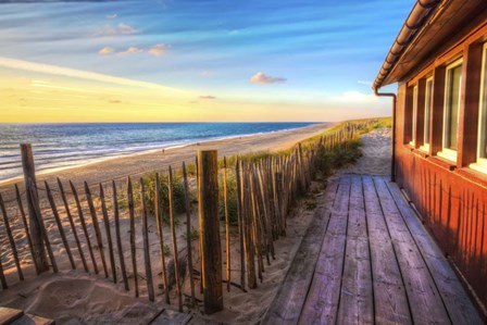 Cottage By The Sea by Celebrate Life Gallery art print