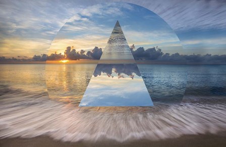 Gentle Dawn Geometric by Celebrate Life Gallery art print
