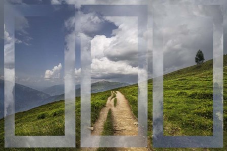 High Mountain Trail in Triple by Celebrate Life Gallery art print