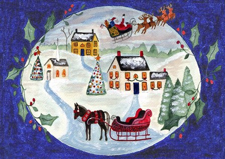 Joy At Christmas by Cheryl Bartley art print