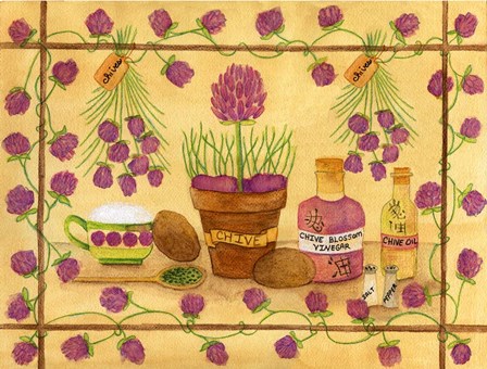 Chives by Cheryl Bartley art print