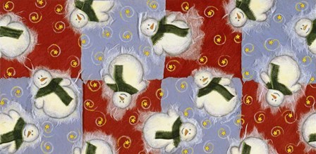 Snowmen by Claudia Interrante art print