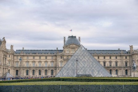 Louvre Palace And Pyramid I by Cora Niele art print