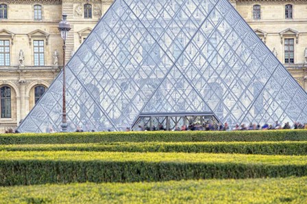 Louvre Pyramid by Cora Niele art print