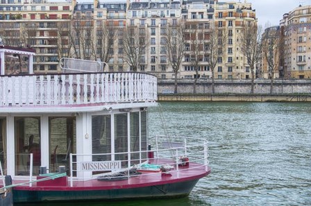 Mississippi Boat On The Seine by Cora Niele art print