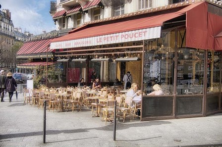 Paris Terrace by Cora Niele art print