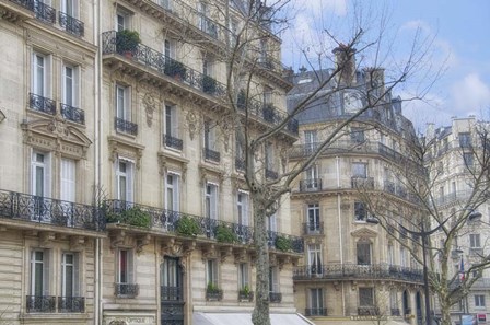 Paris&#39; Apartement Buildings by Cora Niele art print