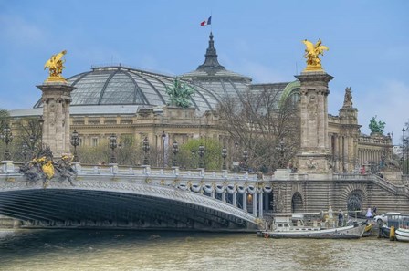 Pont Alexandre III And The Grand Palais by Cora Niele art print