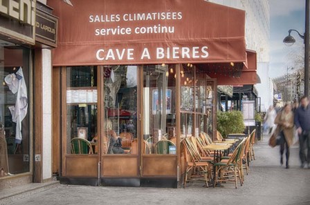 Terrace In Paris by Cora Niele art print