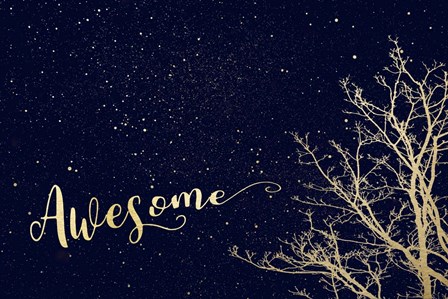 Awesome by Cora Niele art print