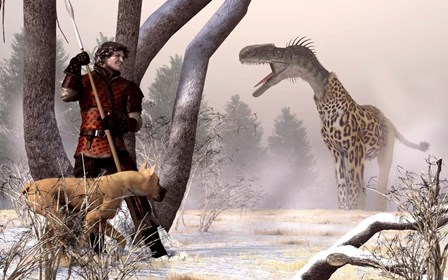 The Questing Beast by Daniel Eskridge art print