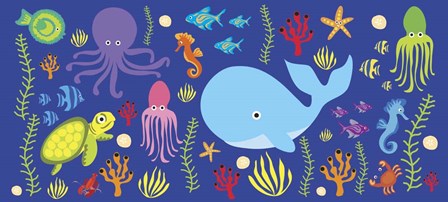 Sea Mat by Erin Clark art print