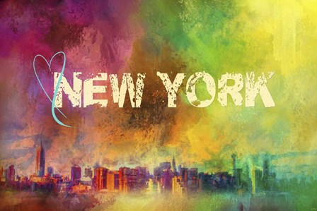 Sending Love To New York by Jai Johnson art print