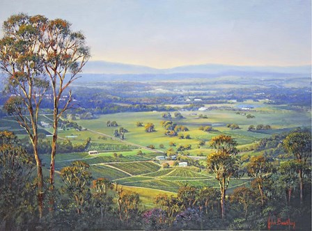 Pokolbin Pastoral 2 by John Bradley art print