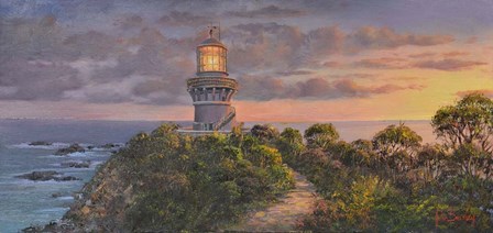 Seal Rocks Sunset by John Bradley art print