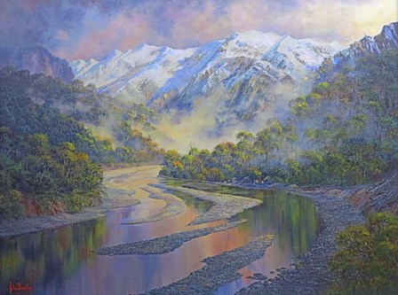 West Coast Grandeur med prt by John Bradley art print