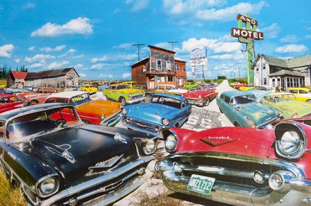 The Tri Five by John Roy art print