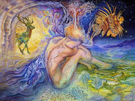Chameleon by Josephine Wall art print
