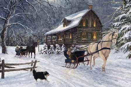 Winter&#39;s Eve by Kevin Dodds art print