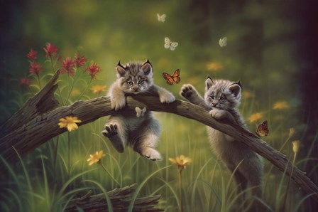 Kittyland by Kirk Reinert art print