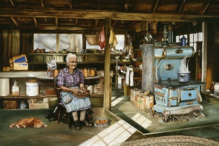 Canning Time by Les Ray art print