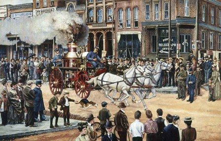 Main Street Spectacle by Les Ray art print