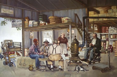 The Jokester by Les Ray art print