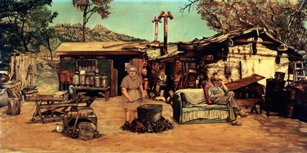 The Piutes by Les Ray art print