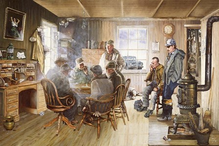 Winter Work by Les Ray art print