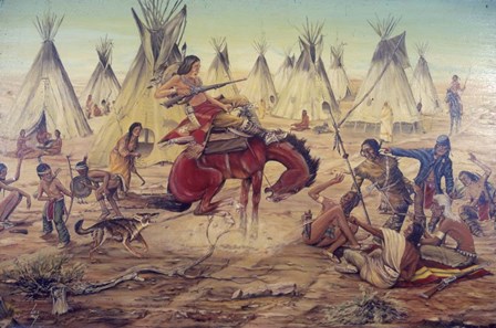 Indian Bronco by Les Ray art print