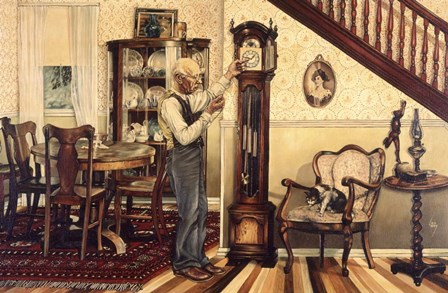 The Time Setter by Les Ray art print