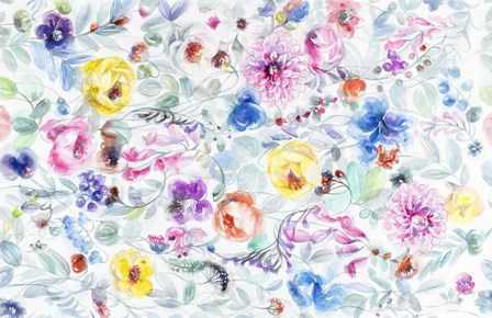 Field of Flowers III by Li Bo art print