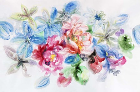 Floral Arrangement I by Li Bo art print
