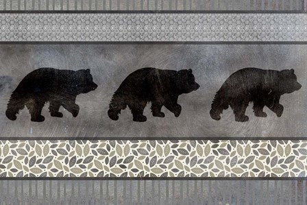 Bear Pattern by LightBoxJournal art print
