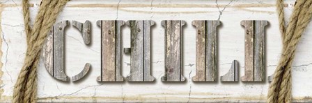 Country Wood Sign V3 3 by LightBoxJournal art print